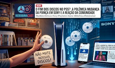 Sony anuncia o fim da mídia física. Será o game over dos discos?